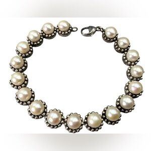 - Available Tuesday 10th 
Honora 925 “ Pearl and Silver Bracelet
